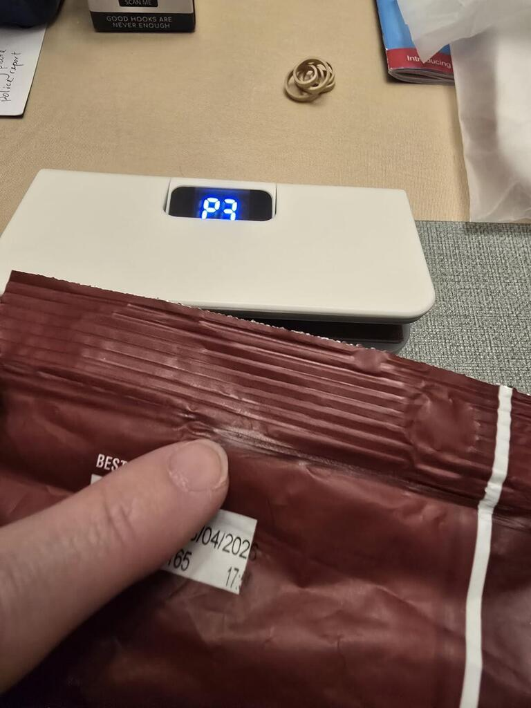 Mini-Folienschweißgerät mit Magnet – USB-C, mit Beutelschneider