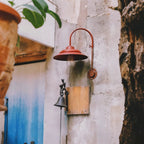 Solar-Wandleuchte im Vintage-Stil mit Bewegungsmelder