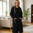 Oversize-Kapuzenmantel mit Fleecefutter – Damen