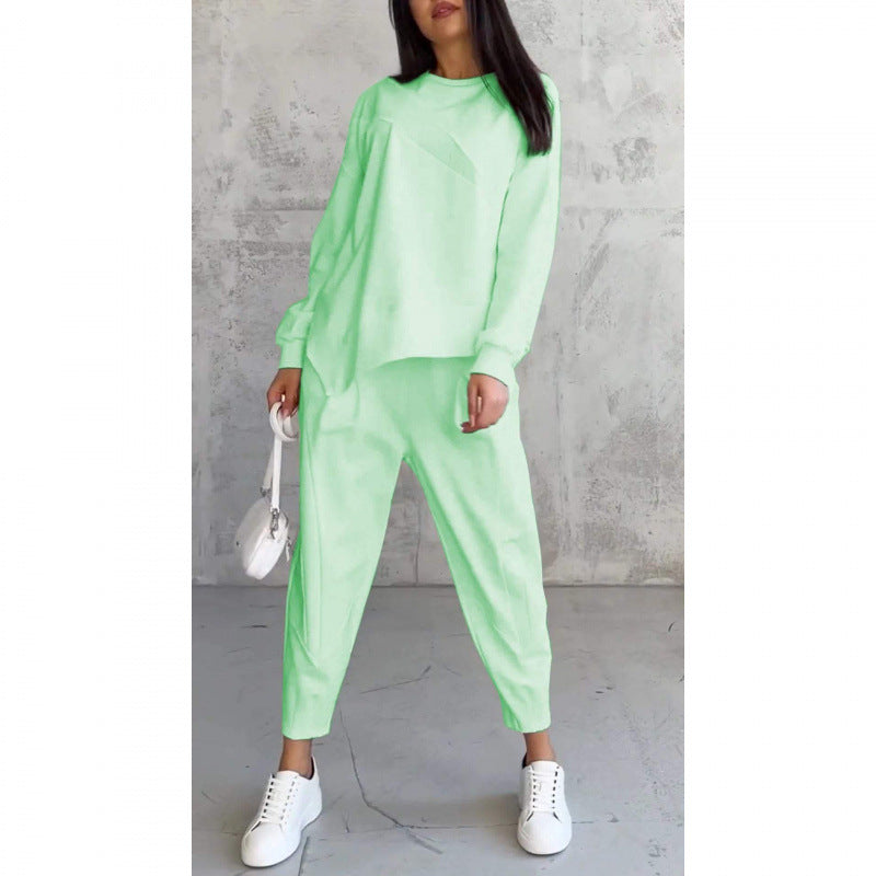 Softday Sweatshirt-Set in Hellgrün