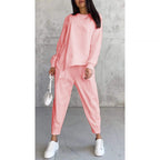 Softday Sweatshirt-Set in Pfirsich