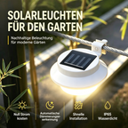 Solar-LED-Außenleuchte zum Anklemmen – für Zaun, Dachrinne & Terrasse