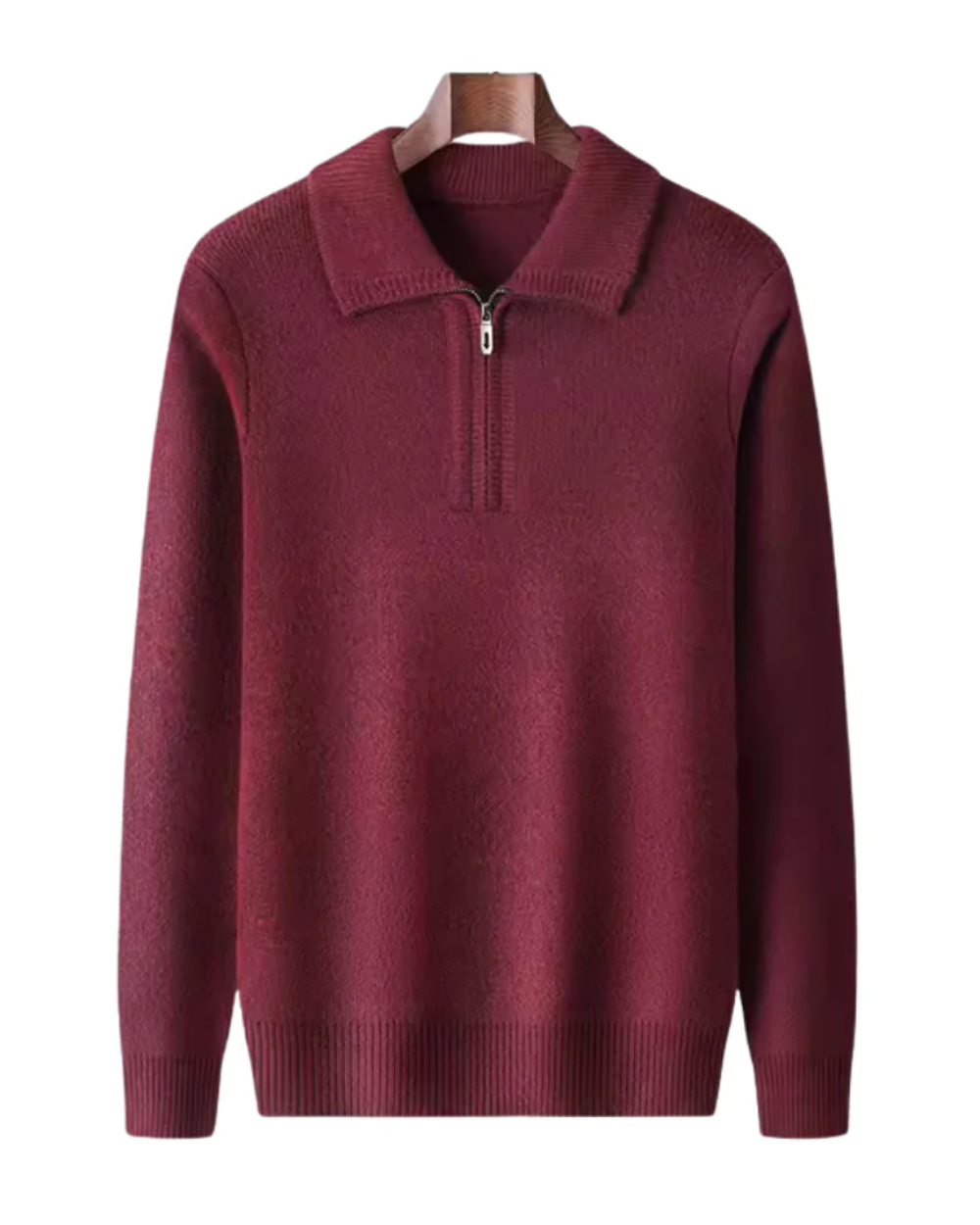 Gstaad Cashmere Quarter-Zip Sweater