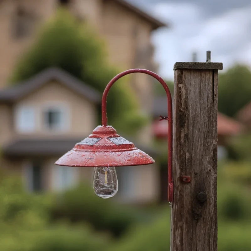 Solar-Wandleuchte im Vintage-Stil mit Bewegungsmelder