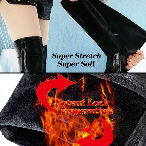 Overknee-Stiefel mit Stretch-Schaft und Reißverschluss – Damen