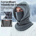 Sturmhaube mit Plüschfutter – Kapuze, Maske und Nackenwärmer in einem