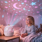 2-in-1 Kindernachtlicht mit Sternenhimmel-Projektor