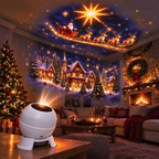 Weihnachtszauber Projektionslicht – Weihnachtsszene an Wand und Decke