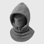 Sturmhaube mit Plüschfutter – Kapuze, Maske und Nackenwärmer in einem