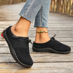 Slip-on-Schuhe mit Zugband und gepolsterter Innensohle – Damen