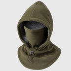 Sturmhaube mit Plüschfutter – Kapuze, Maske und Nackenwärmer in einem