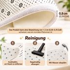 Teppich in Katzenform – weicher Flor, rutschfest