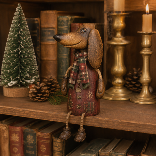 Festlicher Weihnachtsdackel