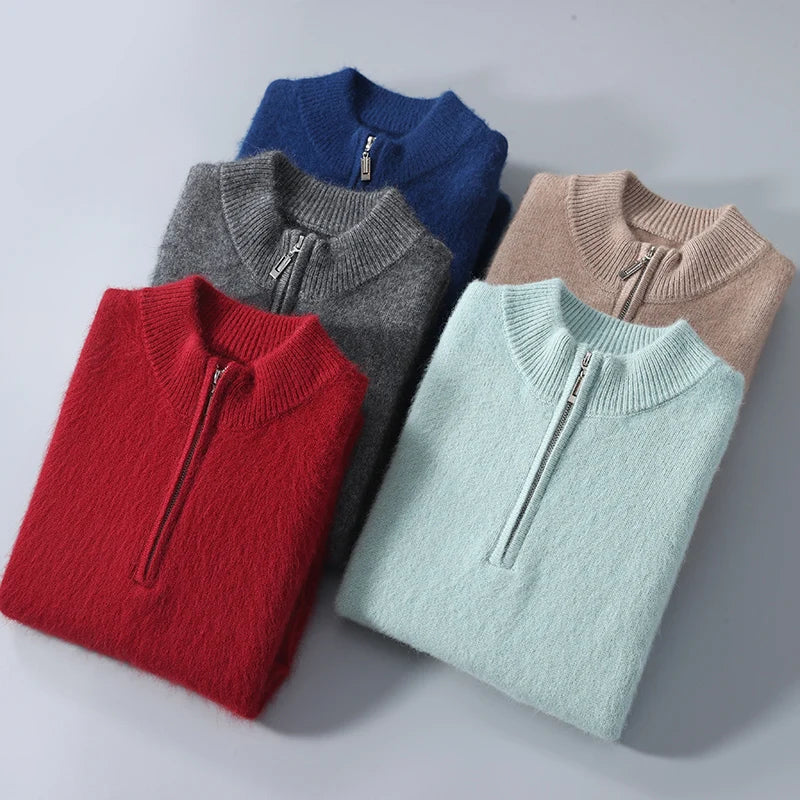 Geneva Cashmere Zip-Up
