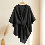 Poncho-Schal mit Schlaufe – Damen
