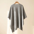 Poncho-Schal mit Schlaufe – Damen