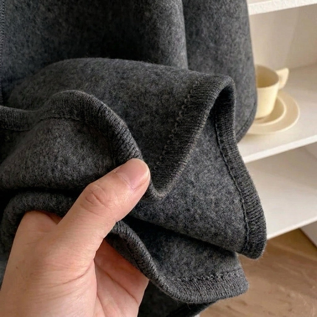 Poncho-Schal mit Schlaufe – Damen