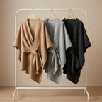 Poncho-Schal mit Schlaufe – Damen