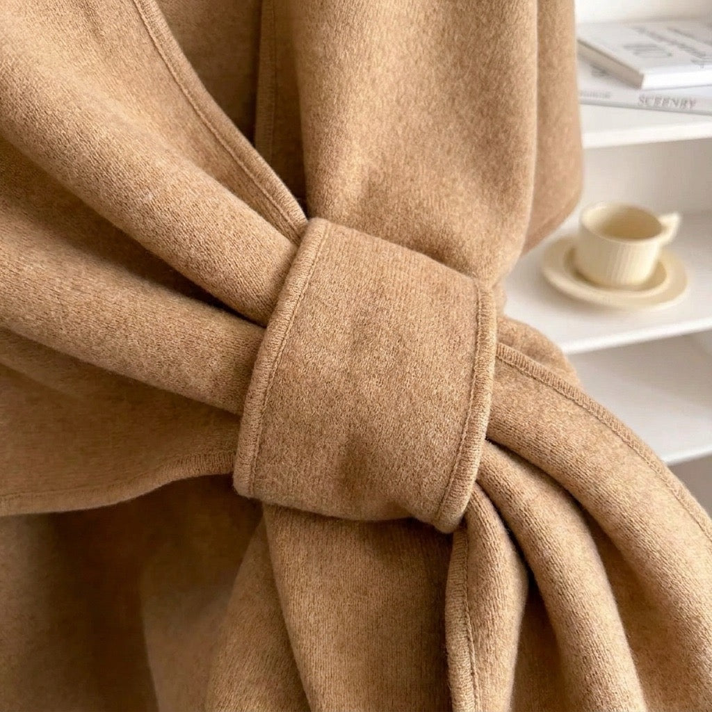 Poncho-Schal mit Schlaufe – Damen