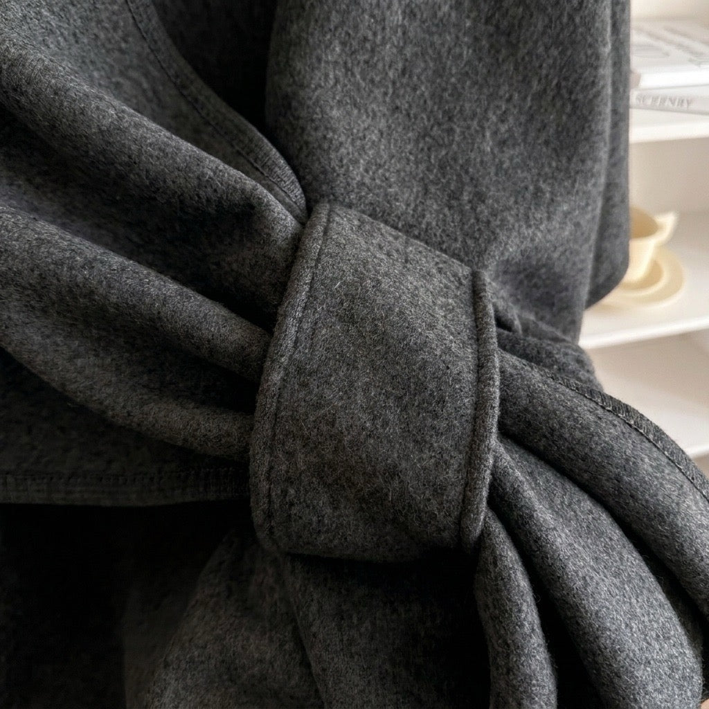 Poncho-Schal mit Schlaufe – Damen