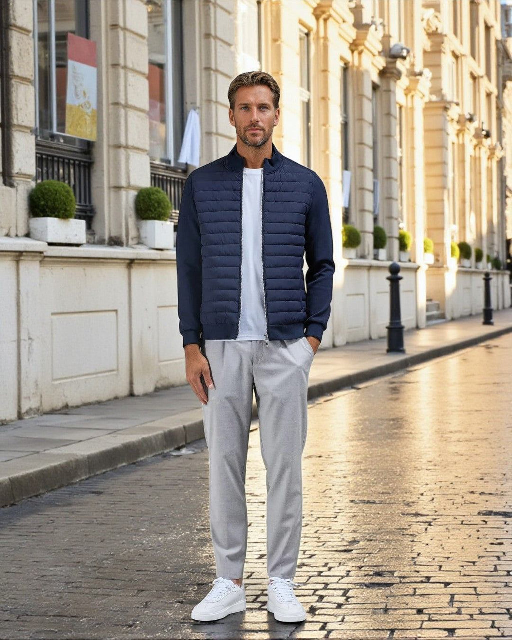 The Arctic Puffer - Navy