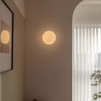 Runde Glas-Wandleuchte mit LED – in 4 Größen