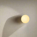 Runde Glas-Wandleuchte mit LED – in 4 Größen