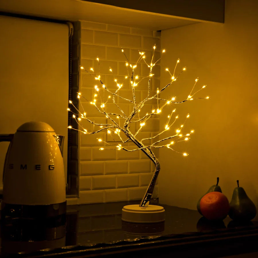 LED-Baumlampe mit 108 Lichtern – USB oder Batterie