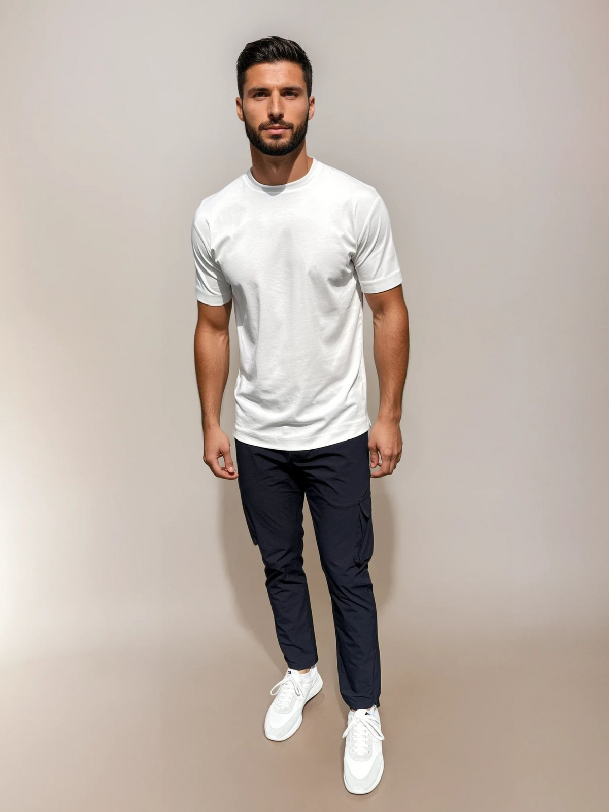 Cargo Tech Trousers - Deep Navy