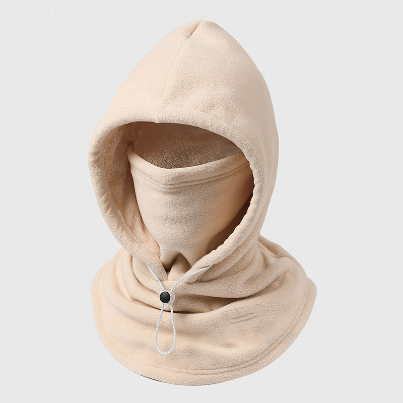 Sturmhaube mit Plüschfutter – Kapuze, Maske und Nackenwärmer in einem