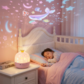 2-in-1 Kindernachtlicht mit Sternenhimmel-Projektor