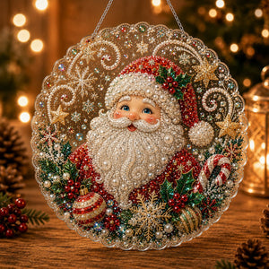 Weihnachtszauber Perlen-Diamant Anhänger DIY-Set