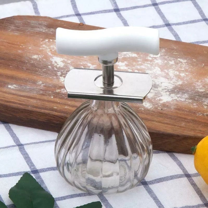 Verstellbarer Glasöffner aus Edelstahl – Deckel mühelos öffnen