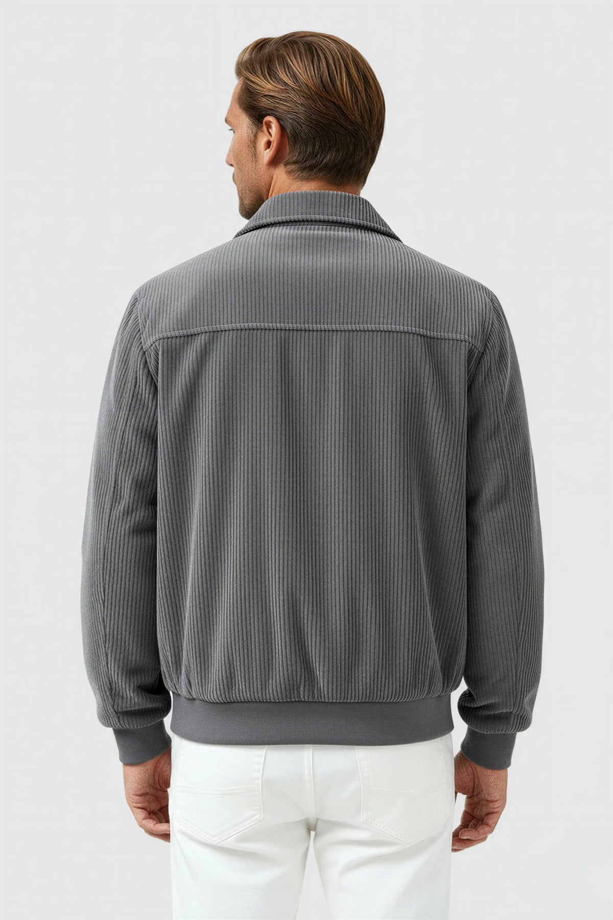 Men's Corduroy Jacket - Grey