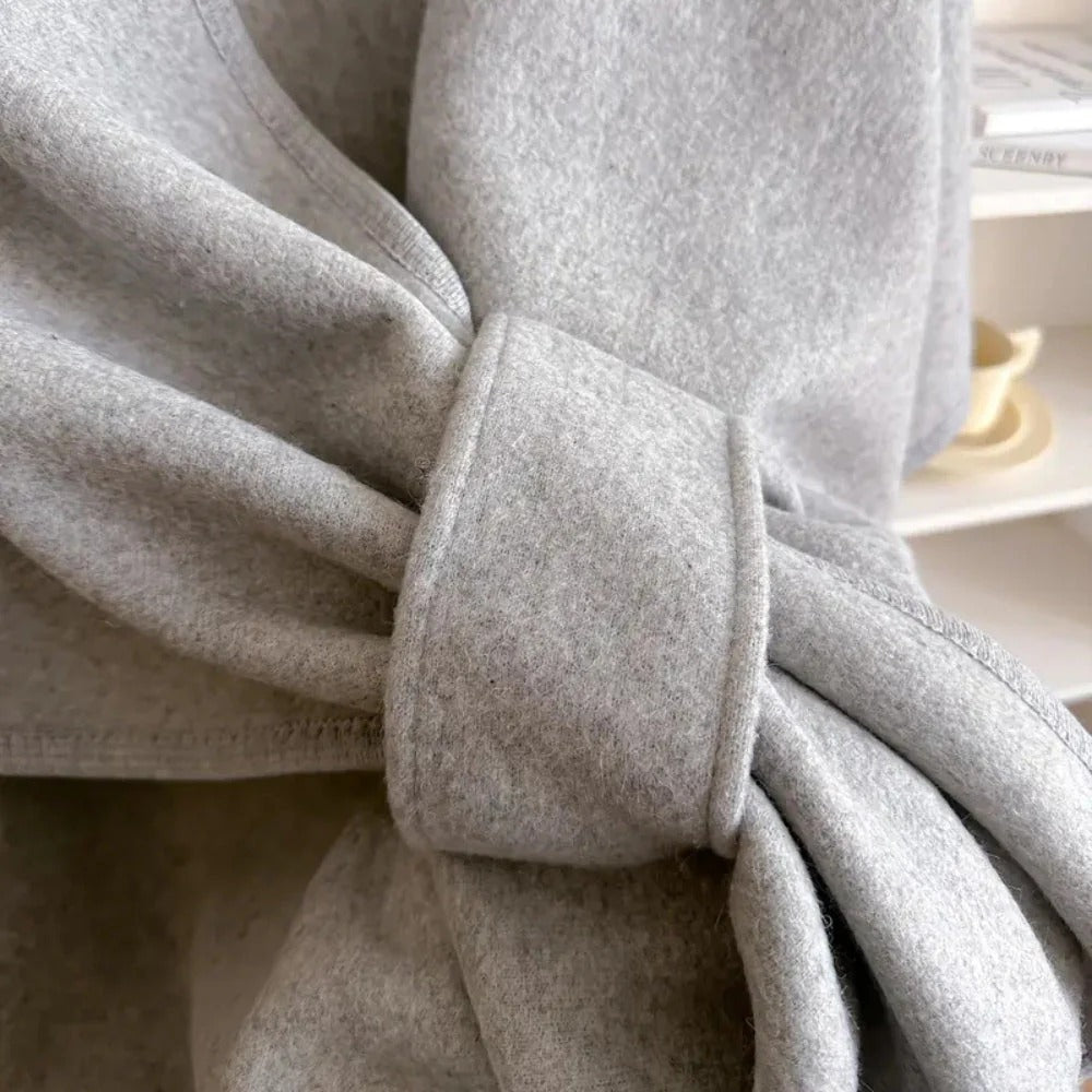 Poncho-Schal mit Schlaufe – Damen