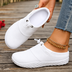 Slip-on-Schuhe mit Zugband und gepolsterter Innensohle – Damen