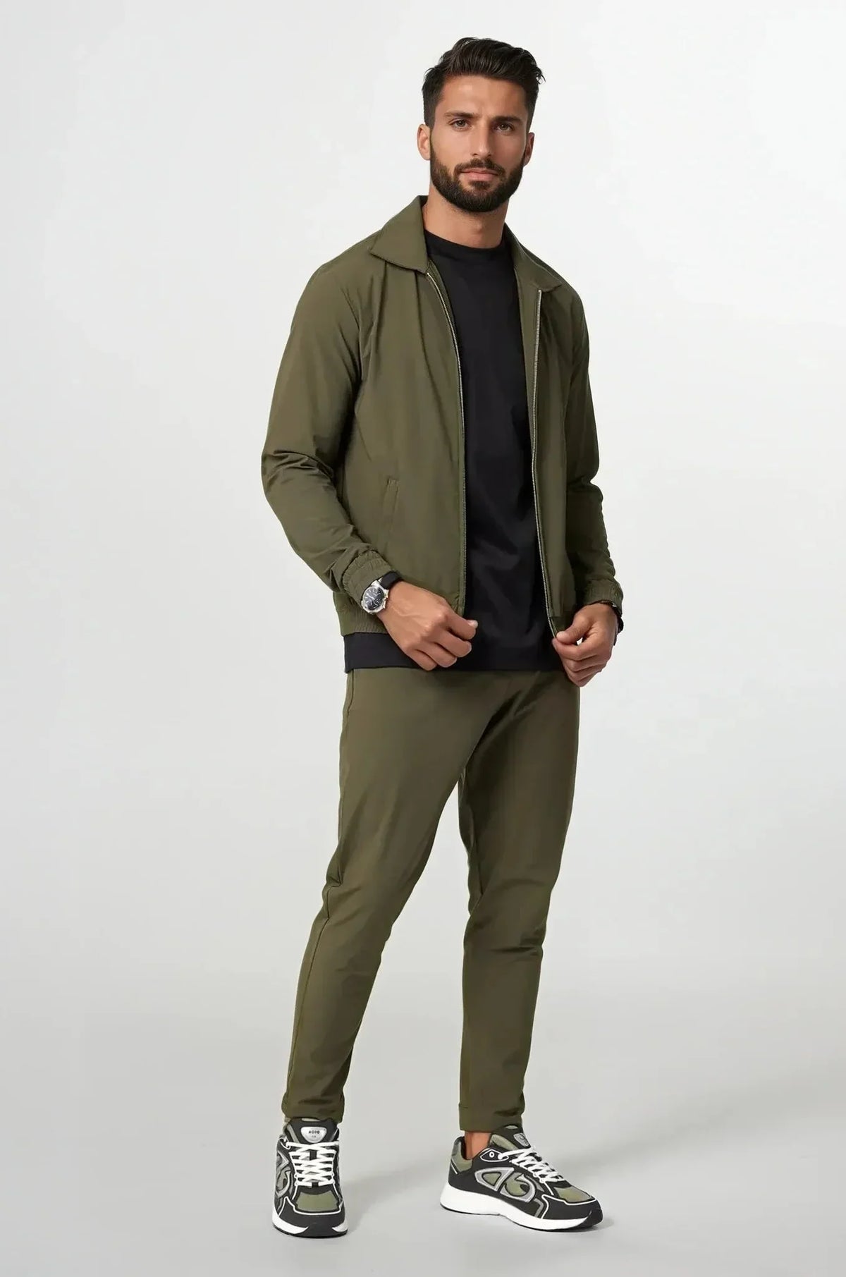 Olive Dynasty Tech Suit