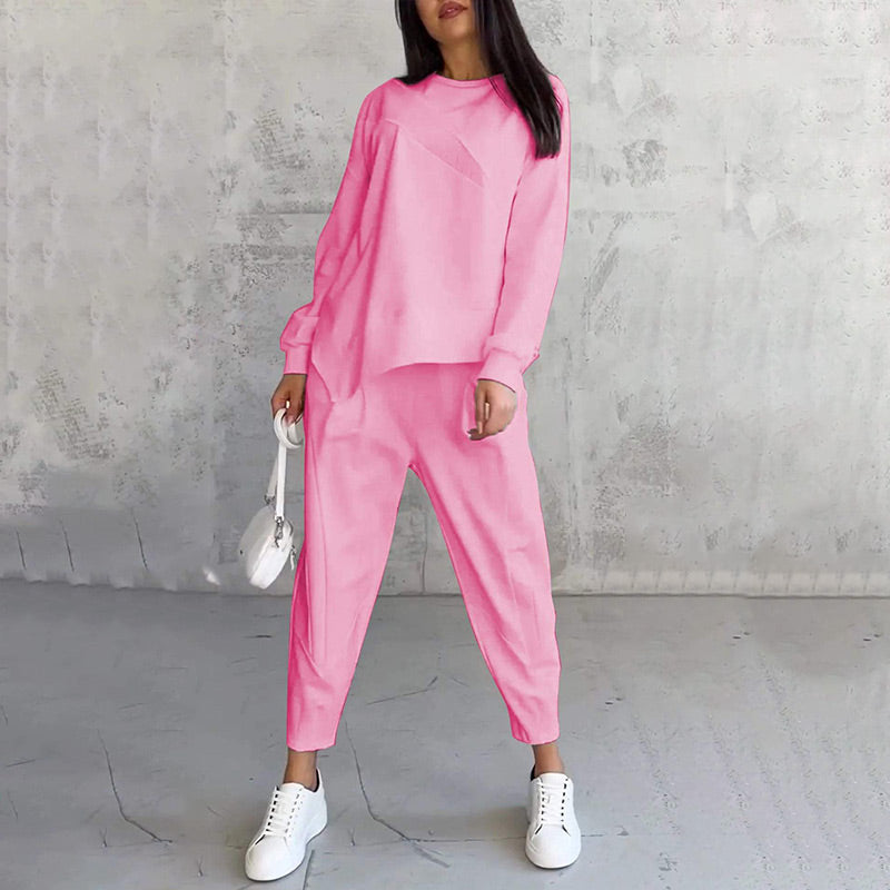 Softday Sweatshirt-Set in Rosa