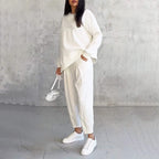 Softday Sweatshirt-Set in Weiß, Seitenansicht